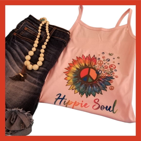 Cami Rib Pink Junior Small - Picture 2 of 5